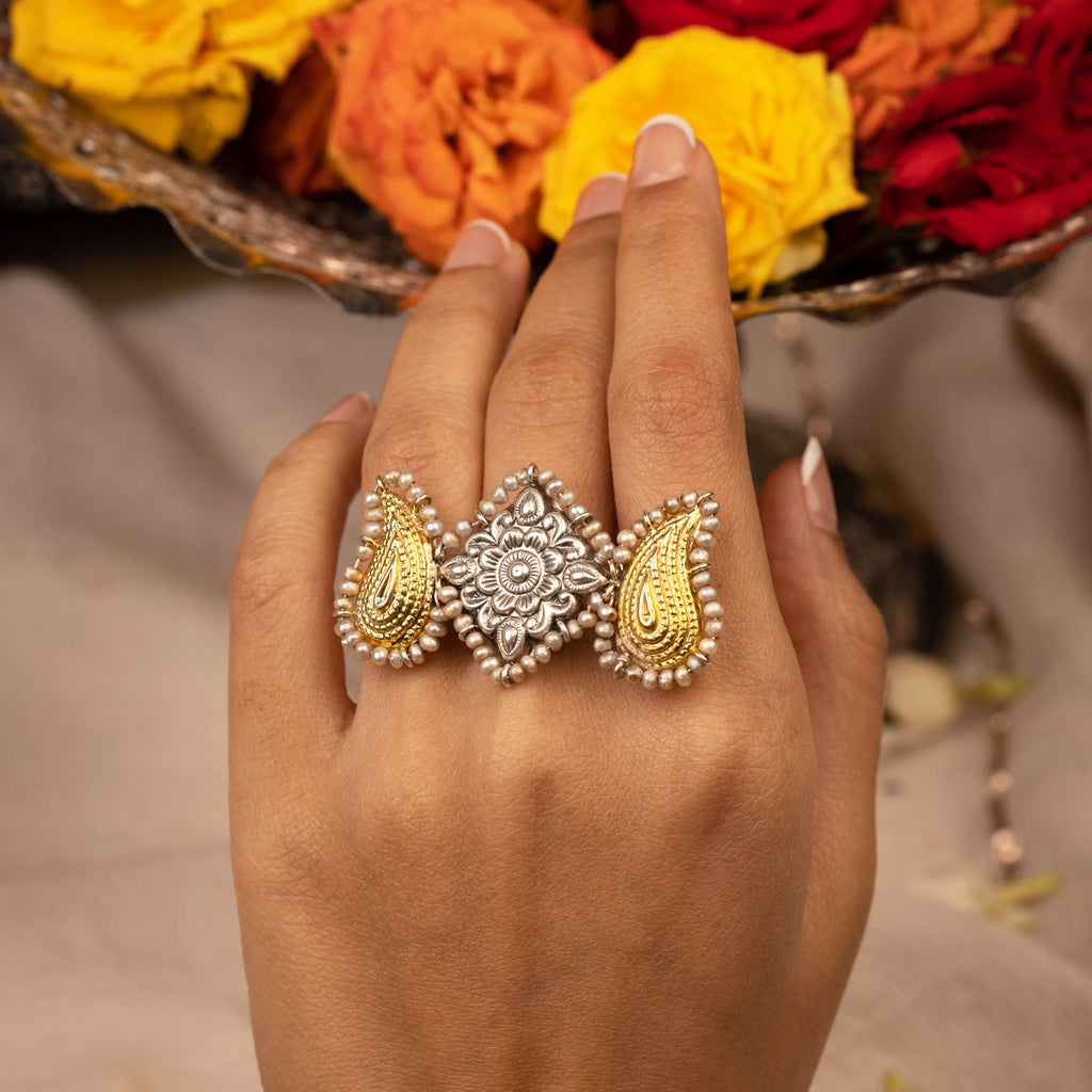 Buy Vinayaka Panchaloha Finger Ring Impon Collection FR1277
